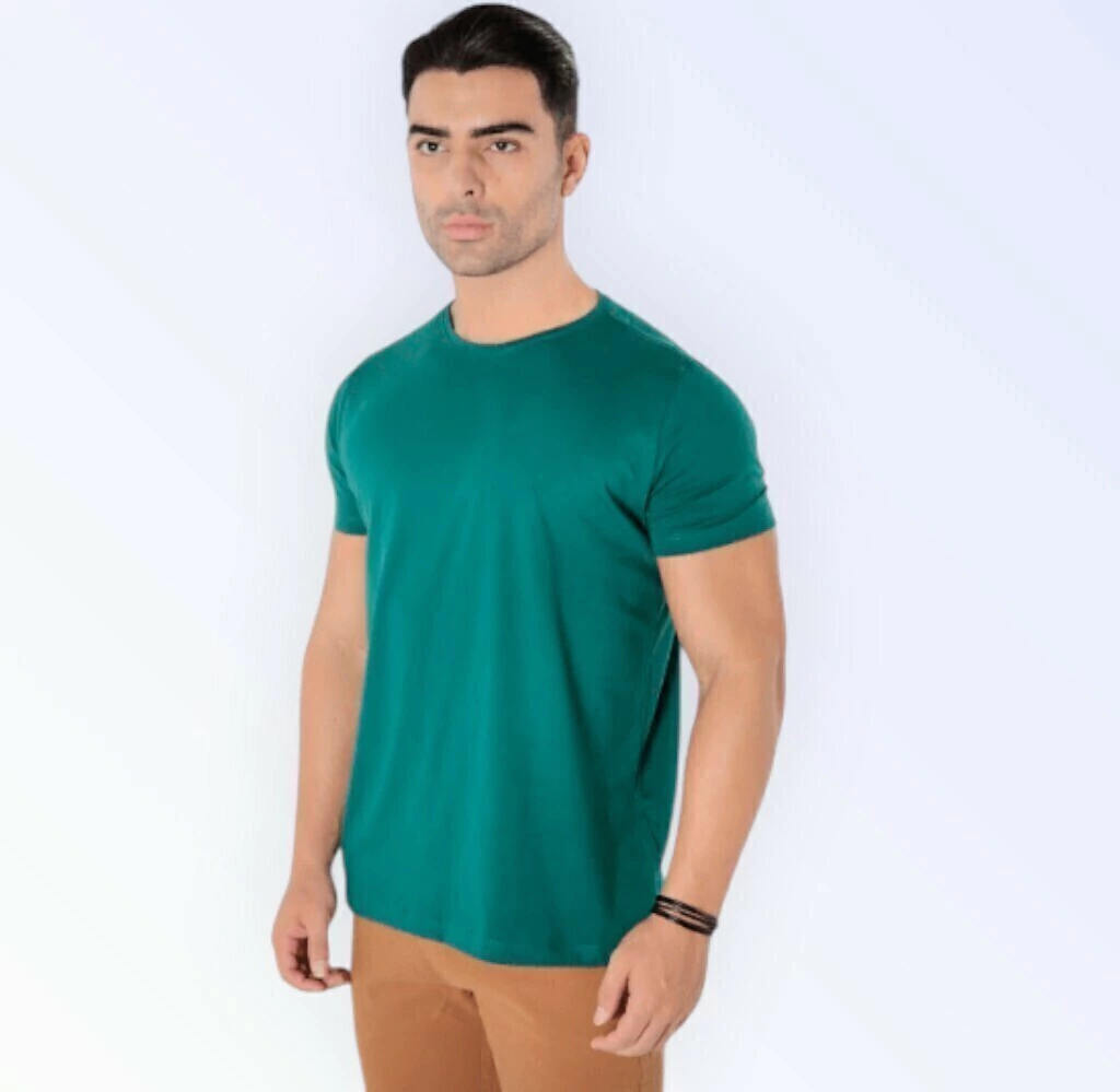 Camiseta pima premium algodão peruano