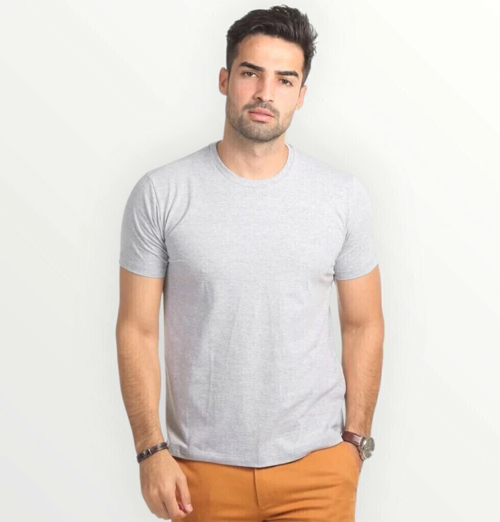 Camiseta básica gola redonda