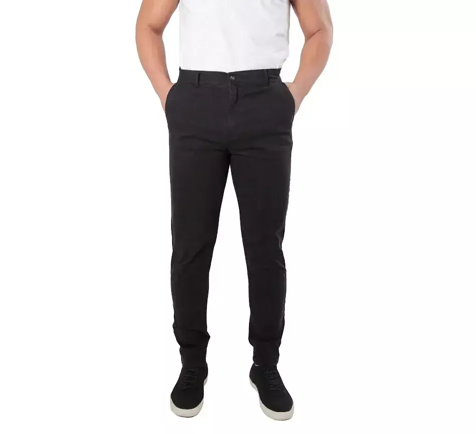 Calça sarja slim iron