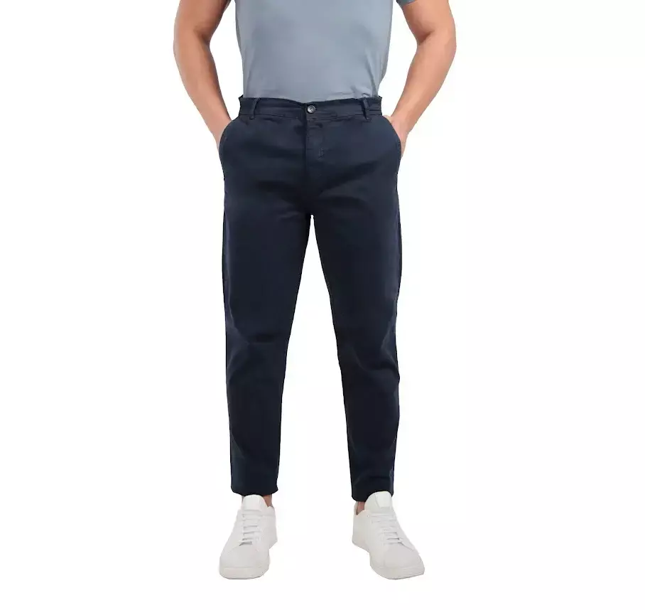 Calça sarja slim iron