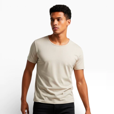 Camiseta premium algodão egípcio