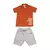Conjunto Masculino Polo Estampa Just e Bermuda Sarja
