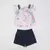Conjunto Blusa Estampa Abacaxi e Shorts