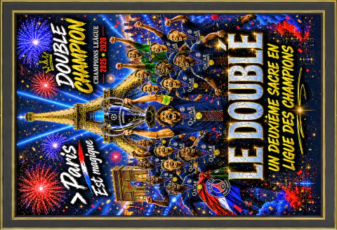 Paris Saint-Germain – Double Champion de la Ligue des Champions