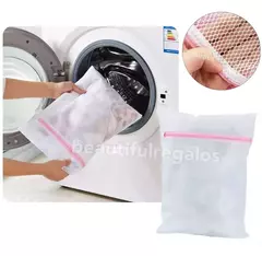 Bolsa Red X3 Para Ropa Lavarropa 50x60 Con Cierre