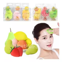 Esponja De Maquillaje Frutas Beauty Blender Base Contorno