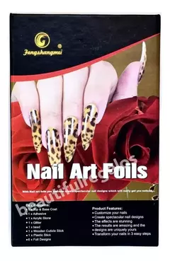 Kit Premium Decoración De Uñas Foil Nails Uñas Esculpidas en internet