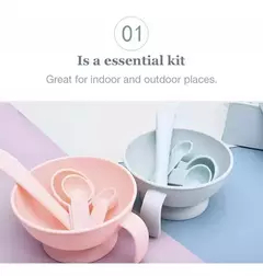 Set Kit Para Mascarilla Facial Bowl Cuchara Espátula X8 Un - mqregalosmayorista