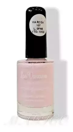 Esmaltes Calcio, Top Coat, Blanco, Via Rosa. Las Varano - comprar online