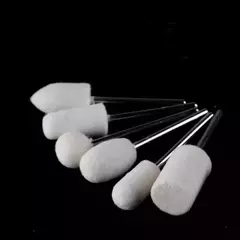 Kit X12 Fresas De Lana Pulidora Manicuria Pedicuria Uñas - comprar online