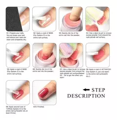 Dipping Qbd Polvo 28grs Variedad De Colores Uñas Esculpidas en internet