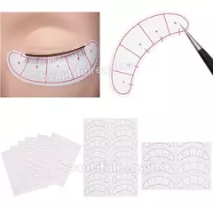 Pack 10 Planchas Parches Adhesivos Extensiones De Pestañas - comprar online