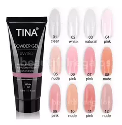 Polygel Powder Gel Constructor 50ml Uv/led Uñas Esculpidas - comprar online