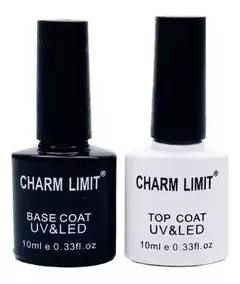 Kit X3 Esmaltes Semipermanentes Top Coat Base Coat Primer - mqregalosmayorista