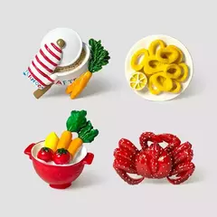 Iman X3 Ceramica Cocina Heladera Decoracion Souvenir Surtido - mqregalosmayorista
