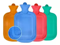 Bolsa De Agua Caliente Goma Cerrado Hermético Resistente 2lt