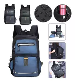 Mochila Impermeable Grande Y Reforzada Con Porta Notebook en internet