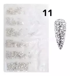Strass Cristales Para Uñas Decoración Piedras 3d Nail Art
