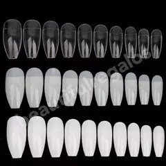 Tips X500 Uñas Postizas Ballerina Coffin Manicuria Esculpida - comprar online