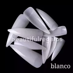 Tips X500 Uñas Postizas Stiletto Escalon Esculpida Manicura - comprar online