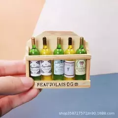 Imagen de Imanes X2 Forma Bebidas Bodega Souvenir Surtidos Heladera
