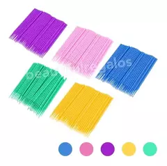 Microhisopos X100 Surtidos Hisopos Pestañas Extensión !!!!!! - comprar online