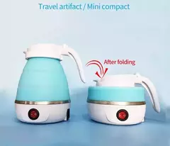 Pava Eléctrica Jarra Plegable Para Viaje Silicona Infusiones en internet