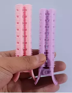 Set X2 Rulero Abrojo Pinza Hebilla Sin Calor Cabello Peinado en internet