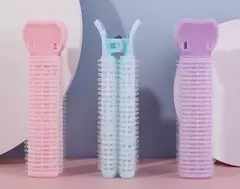 Set X2 Rulero Abrojo Pinza Hebilla Sin Calor Cabello Peinado - mqregalosmayorista