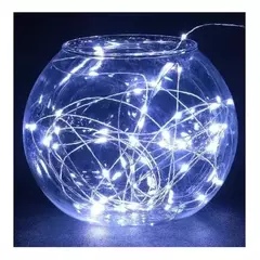Guirnalda Hilo Alambre Cobre 50led Microled Fria Pilas 5mts - comprar online