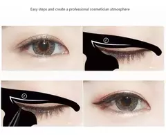 Stencil Para Delinear Ojos Párpados Gatito Maquillaje en internet