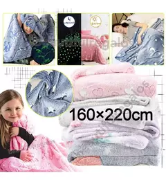 Frazada Infantil Manta Luminosa Que Brilla En La Oscuridad - comprar online