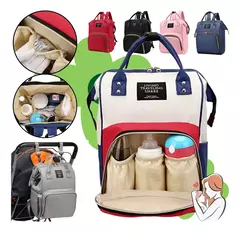 Mochila Maternal Grande Termica Impermeable Multifuncion - comprar online