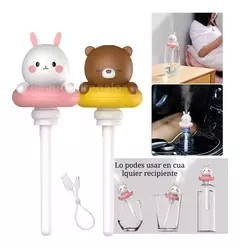 Mini Humidificador Vaporizador Conejito Oso Portatil Usb