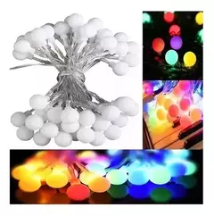 Luces Bolitas 28 Led Guirnalda Multicolor 5m A Enchufe en internet
