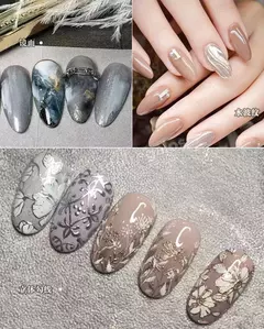 Imagen de Gel Paint Uv Led Color 8ml Metalizados Nail Art Deco Uñas X1