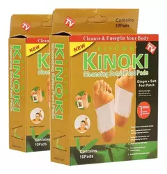Parches Desintoxicante Kinoki Herbal Alivia Relaja X10unidad