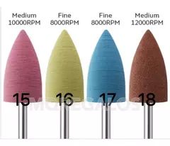 Fresas De Silicona Pulidora Para Manicuria Rusas Pedicuria - comprar online