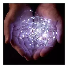 Guirnalda Hilo Alambre Cobre 50led Microled Fria Pilas 5mts en internet