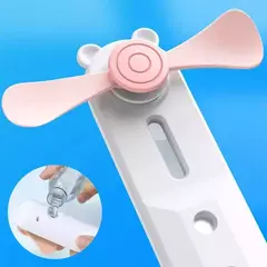 Mini Ventilador Con Humificador Portátil Con Mano Hogar Usb - mqregalosmayorista