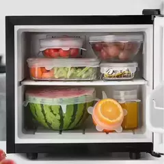 Tapas De Silicona Elásticas Para Alimentos X6 Reutilizable - mqregalosmayorista
