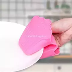 Manopla Agarradera Guante Silicona Cupcake Para Horno Cocina - mqregalosmayorista