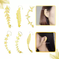 Aro Ear Cuff Solitario Oreja Trepador Pasantes Modernos Unid - comprar online