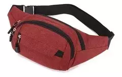 Bandolera Riñonera Unisex Porta Celular Tarjeta X4 Cierres en internet