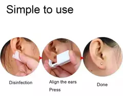X2 Abridores De Oreja Piercing Perforadora Aro Incluido - mqregalosmayorista