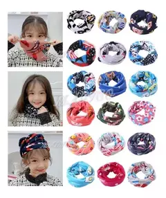 X6 Multi Bandana Niño Cuello Polar Importado Invierno Oferta