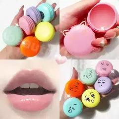 Labial Bálsamo En Forma De Pastel Colores Lip Gloss Macarron - tienda online
