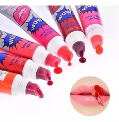 X6 Labial Wow! Tatoo Para Tus Labios Peel Off Larga Duracion - tienda online