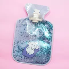 Bolsa De Agua Caliente A Rosca Chico Brillos Glitter Kawaii - tienda online