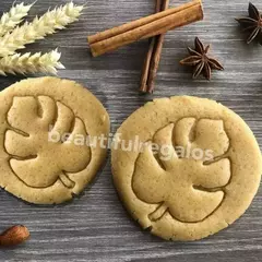 Set X4 Moldes Cortante Forma Hoja Galletas Repostería Deco - tienda online